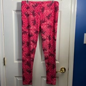 LulaRoe Super Soft Cupid Design Leggings, OS Tall and Curvy
